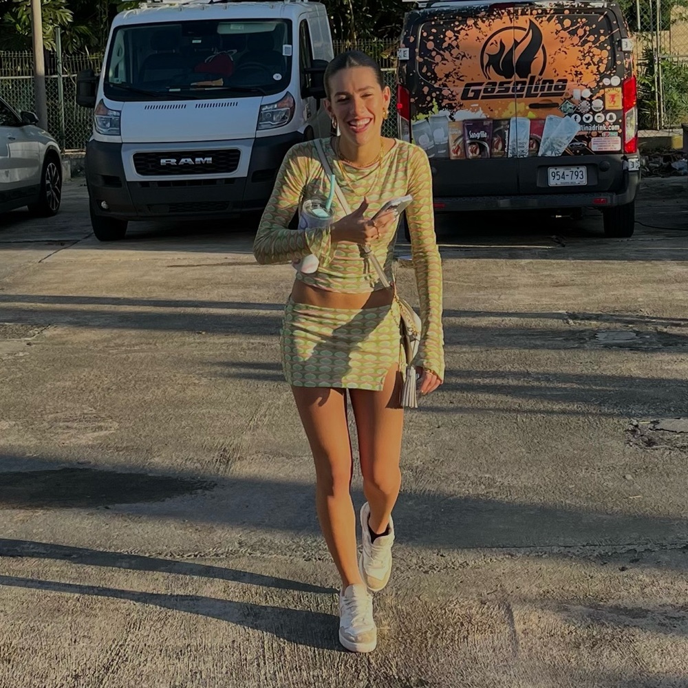 Lester Long Sleeve & Mini Skirt Multi